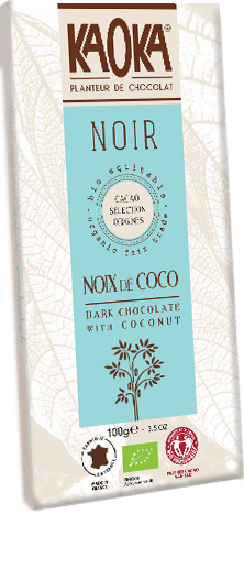 Dark Chocolate Coconut Organic Fairtrade KAOKA