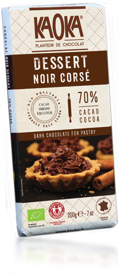 dark chocolate for pastry organic faire trade