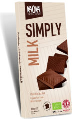 Simply organic fair trade milk chocolate